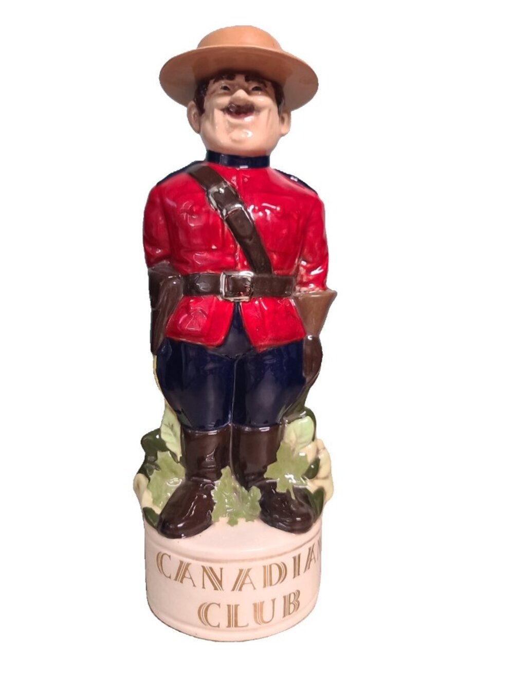 Vintage Alberta Molds Canadian Club Mountie decanter Barware ceramic pottery